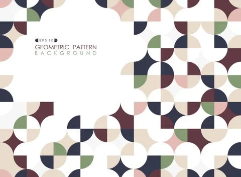 Abstract geometric element pattern design background. illustration vector Stock Illustration
