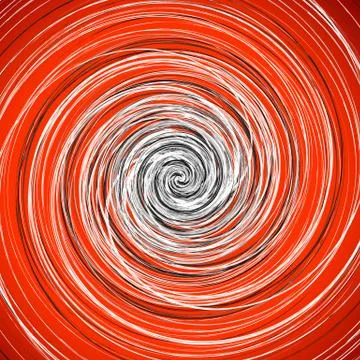 Abstract geometric element with spirally shapes. Abstract illustration Stock Illustration