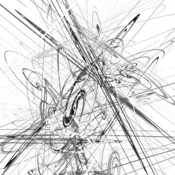 Abstract geometric element with spirally shapes. Abstract illustration イラスト素材
