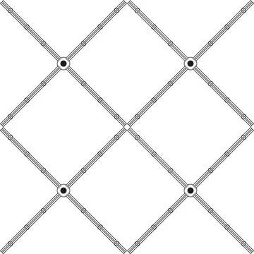 Abstract geometric elements and thin black lines running diagonally form a .. Stock Illustration