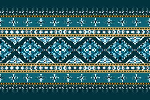 Abstract geometric Ethnic pattern, traditional, aztec, wrapping, batik. vec.. Stock Illustration