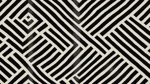 Abstract Geometric Ethnic Seamless Loopable Animation Stock Footage 215440472