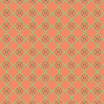 Abstract geometric ethnic seamless ornament pattern. Stock Illustration