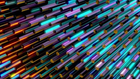 Abstract Geometric Fantasy. Video stock 295943952