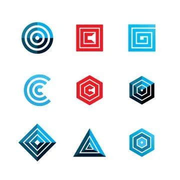 Abstract geometric figure Stock Illustration