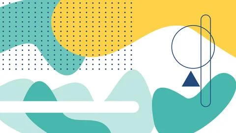 Abstract geometric figures background Stock Illustration