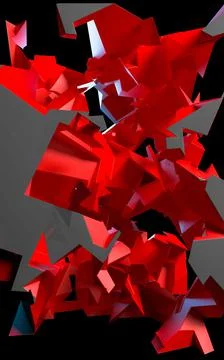 Abstract geometric figures with sharp angles. Creative wallpaper. Product Stockillustratie