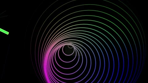 Abstract geometric figures in the style of Suprematism in motion. Stock Footage 291824224