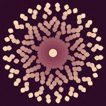 Abstract geometric firework explosion with radial light burst Stock Illustration