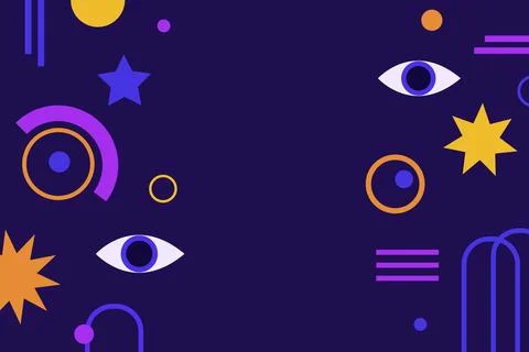 Abstract geometric flat design Stock Illustration