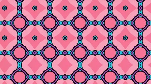 Abstract geometric floral pattern background loop motion 스톡 동영상 246725625