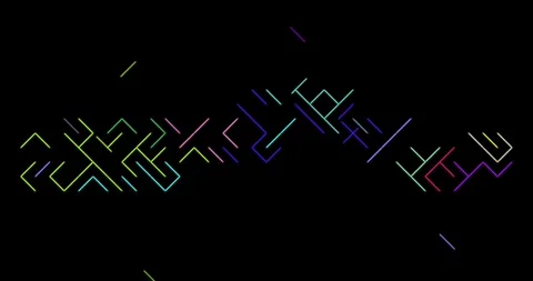 Abstract Geometric Flow Gambia Map Outline Stock Footage 324008815
