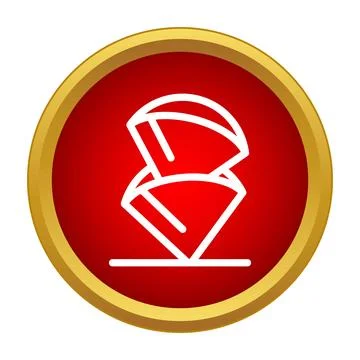 Abstract geometric folding paper design icon creating modern shape Ilustração Stock