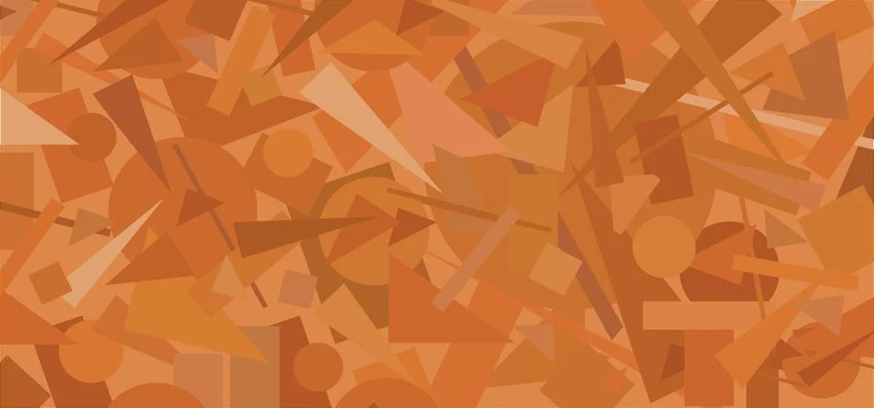 Abstract geometric form pattern. Chaotic flow figure background Illustrazione stock