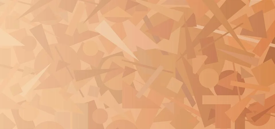 Abstract geometric form pattern. Chaotic flow figure background Stockillustratie