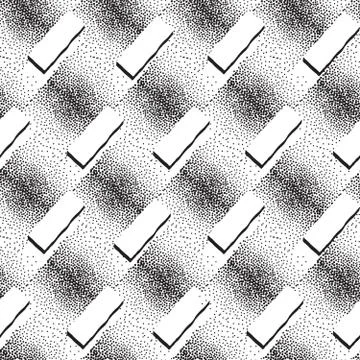 Abstract geometric form pattern. Dotted ornament. Tile dot background Stock Illustration