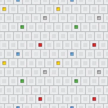 Abstract geometric form pattern. Mosaic square figure background Stock Illustration