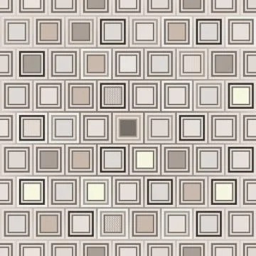 Abstract geometric form pattern. Square ornament. Tile background Stockillustratie