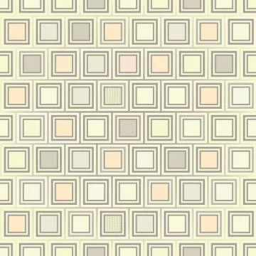 Abstract geometric form pattern. Square ornament. Tile background Stockillustratie