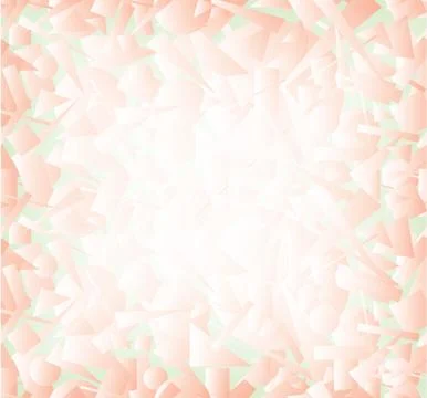 Abstract geometric form pattern. White futuristic background Illustrazione stock