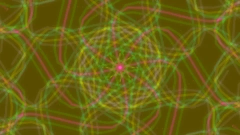 Abstract geometric fractal pattern background animation loop for modern dig.. Stock Footage 337572833