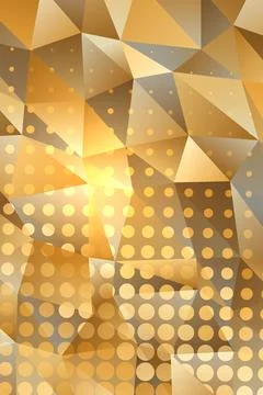 Abstract Geometric Gold Pattern Background Stock Photos