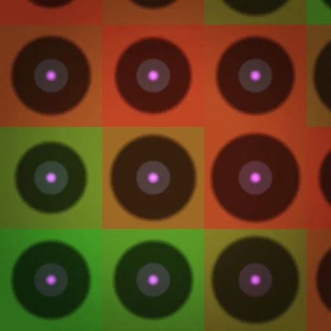 Abstract geometric gradient animated background with scarlet deep colors Stock Footage 331052811