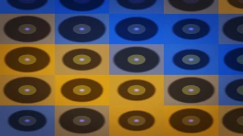 Abstract geometric gradient animated background with amber mid colors Stock Footage 331084522