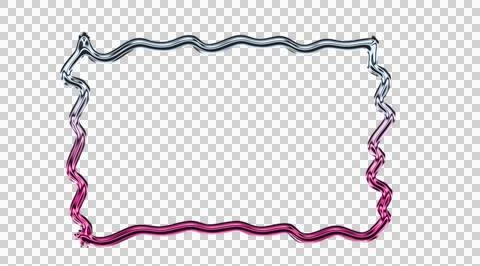 Abstract geometric with gradient background and white square center transparent Stock Illustration