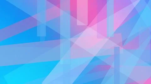An abstract geometric gradient background blending calm blue and soft pink .. Stock Illustration
