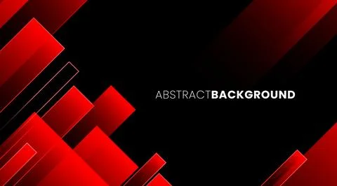 Abstract Geometric Gradient Background Design Red and Black Stock Illustration