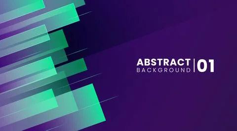 Abstract Geometric Gradient Background Design Purple and Green Stock Illustration