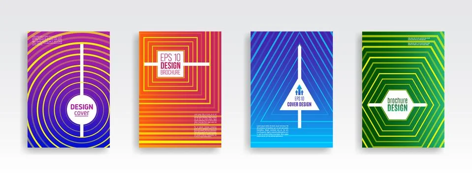 Abstract geometric gradient background. Stock Illustration