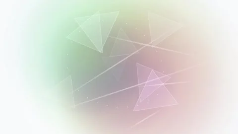 Abstract Geometric Gradient Background with Soft Pastel Lines and Digital Wav Stock Footage 344248633