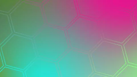 Abstract geometric gradient background with soft pink and teal hues and sub.. 库存插图