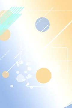 Abstract geometric gradient background with soft blue, beige, and white lin.. Stock Illustration