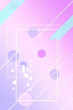 Abstract geometric gradient background with soft circles, diagonal stripes,.. Stock Illustration