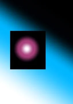 Abstract Geometric Gradient Background with Vibrant Pink Aura Accent Stock Illustration