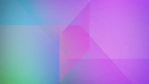 Abstract geometric gradient blending soft shades of green, blue, and purple.. Stock-Illustration