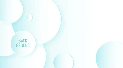 Abstract Geometric Gradient Blue Circle Background Design Stock Illustration