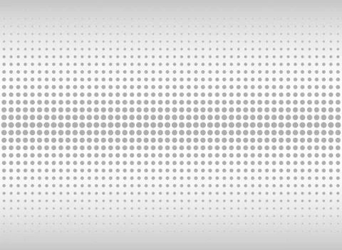 Abstract geometric gradient gray dot pattern background. Stock Illustration