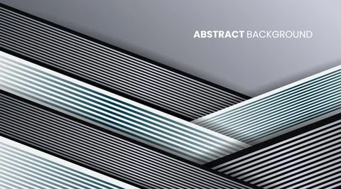 Abstract Geometric Gradient Silver Background 2 Stock Illustration