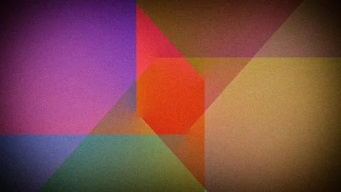 Abstract geometric gradient with vivid hues of red, purple, green, and yell.. Illustration