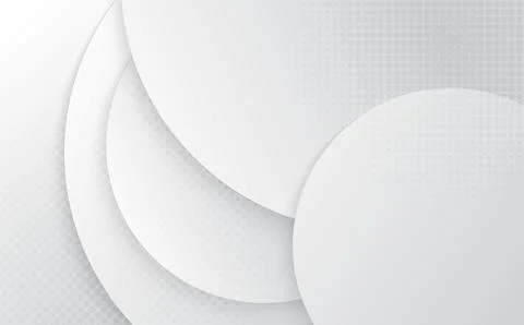 Abstract geometric of gradient white and gray circles pattern decoration イラスト素材