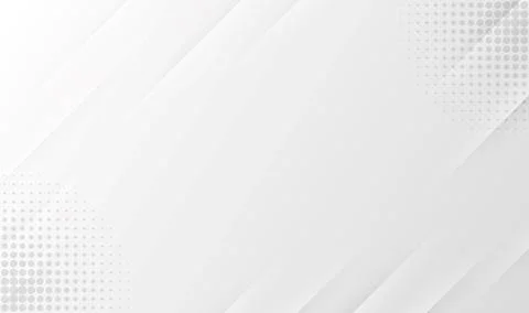 Abstract geometric gradient white and grey background with light and shadow. Stock Illustration