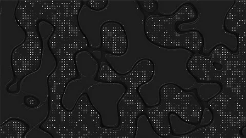 Abstract geometric gray background animation with random sparkling dot particle Stock Footage 302223514