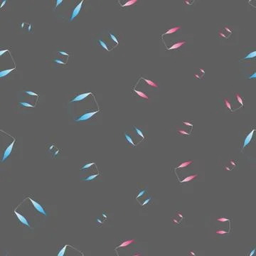 Abstract geometric on gray background texture, geometric shape pattern Stock Illustration