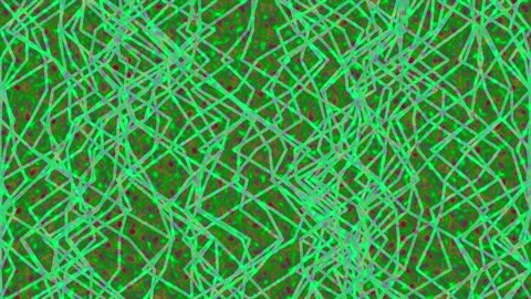 Abstract geometric green grid pattern background for digital design and mod.. Stock Footage 339794938
