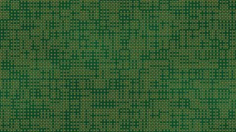 Abstract geometric green pixel grid pattern design Stock Illustration