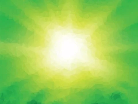 Abstract geometric green ray background Illustrazione stock